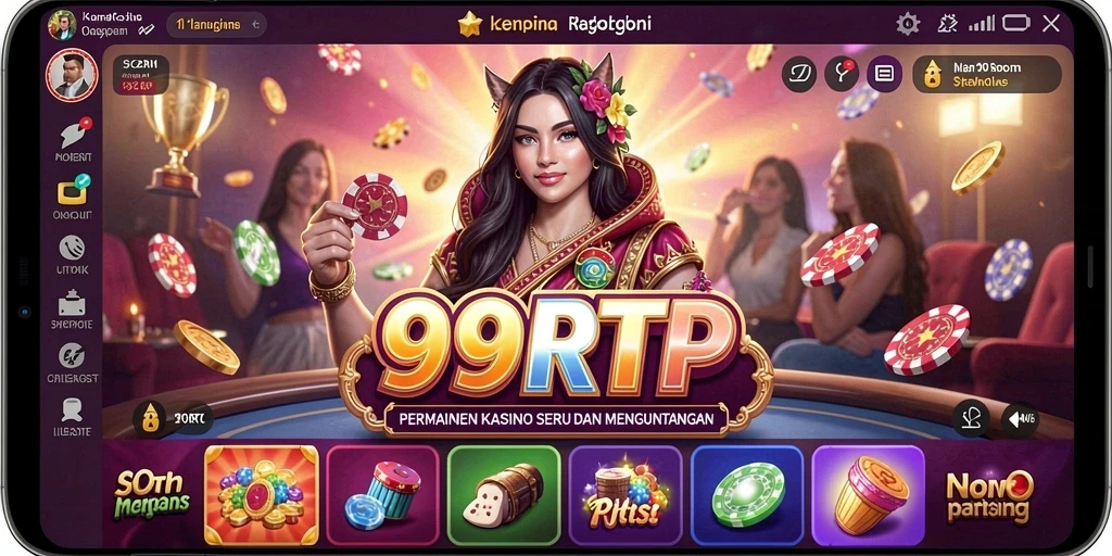 Gambaran gameplay menarik di aplikasi Kasino 99RTP.