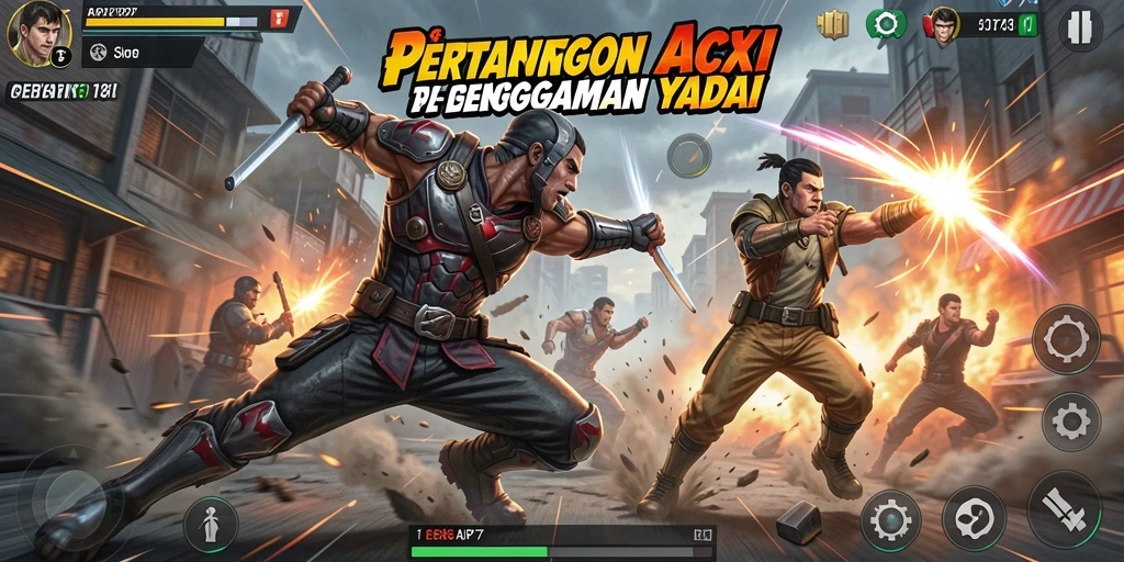 Tampilan gameplay seru dan mendebarkan dari API77.