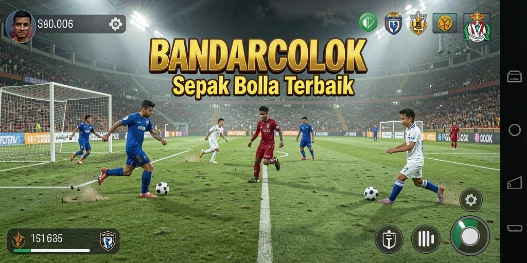 Screenshot dari gameplay BANDARCOLOK yang menampilkan pertandingan seru.
