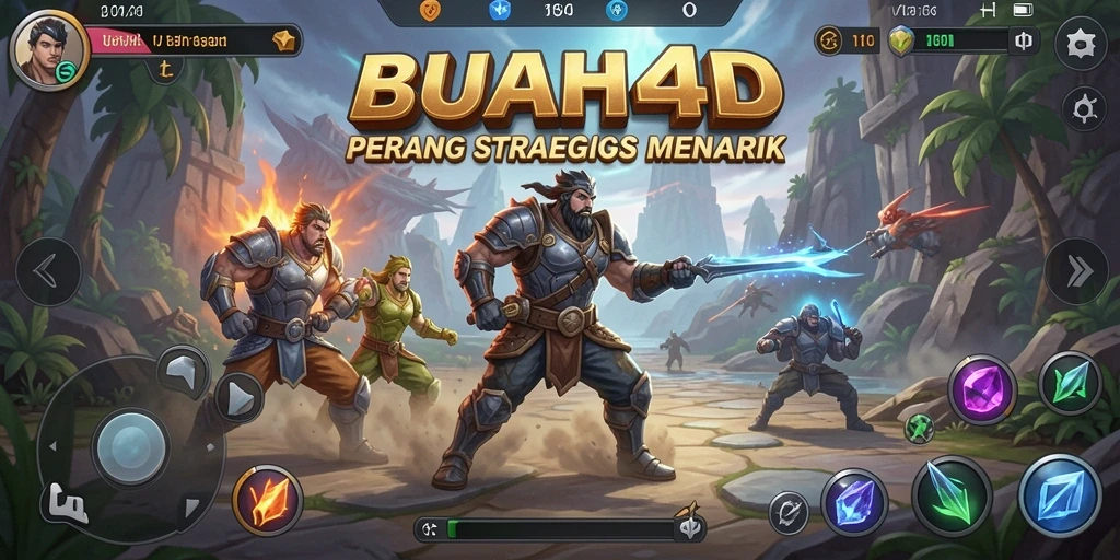 Tampilan menarik gameplay BUAH4D dengan aksi tembak-menembak yang seru.