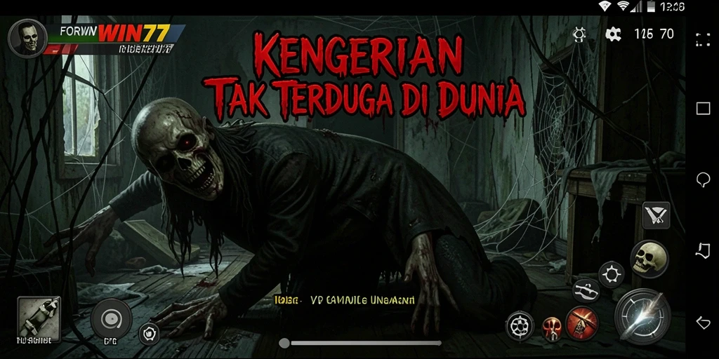 Menampilkan gameplay seram dan atmosfer mencekam di FORWIN77.