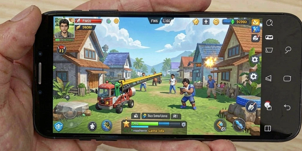 Tampilan gameplay FW66 yang menarik dari genre Idle.