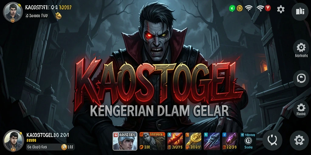 Gameplay menakutkan dan atmosfer yang mencekam di KAOSTOGEL.