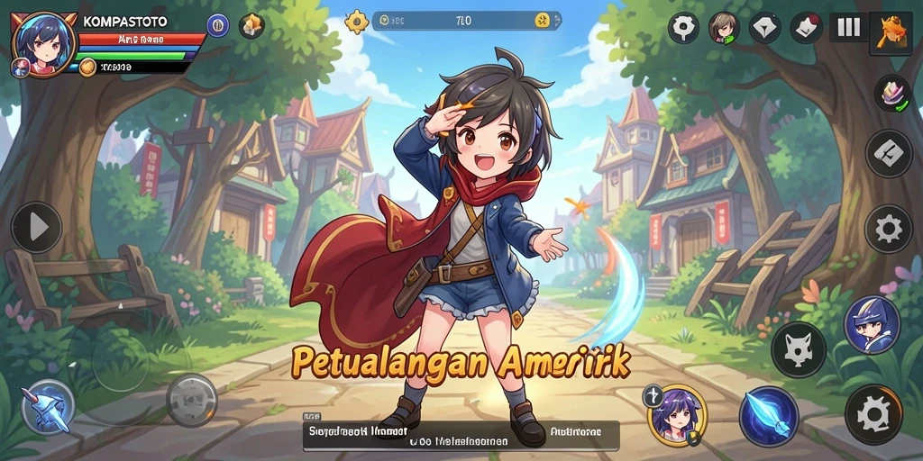 Tampilan gameplay menarik dan penuh aksi dalam <strong>KOMPASTOTO</strong>.