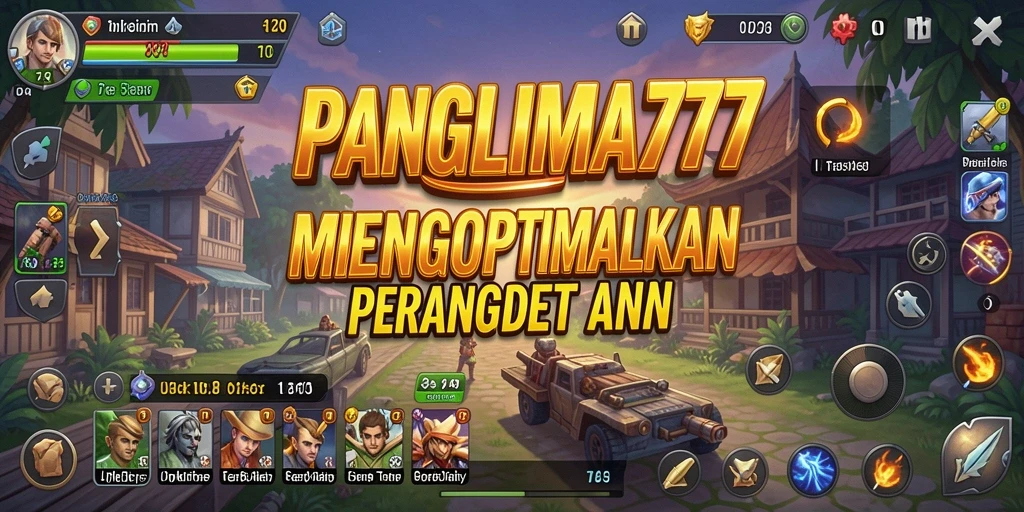 Tampilan utama <strong>PANGLIMA77</strong> yang menampilkan dashboard Utility yang intuitif.