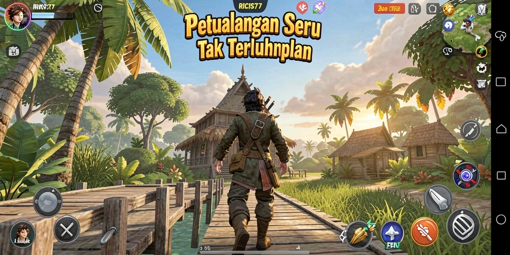 Tampilan gameplay seru di RICIS77 yang penuh petualangan.