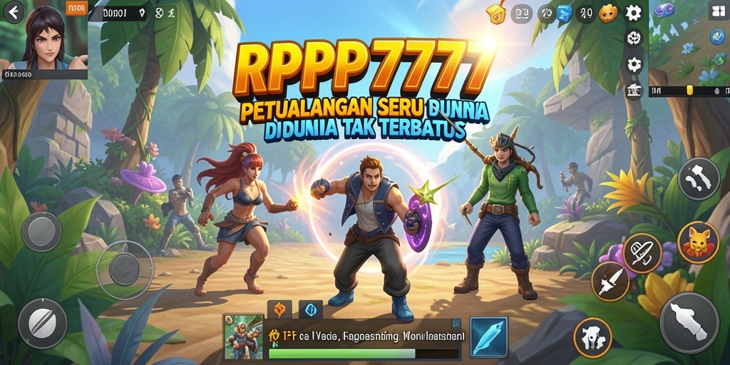 Screenshot menunjukkan aksi seru dalam petualangan RPRP777.