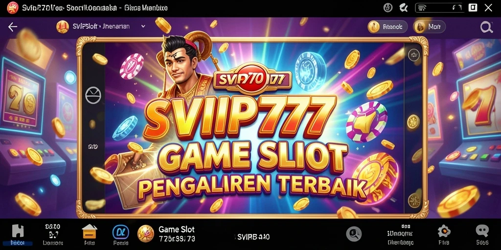 Tampilan gameplay SVIP777 yang menarik dan penuh warna.