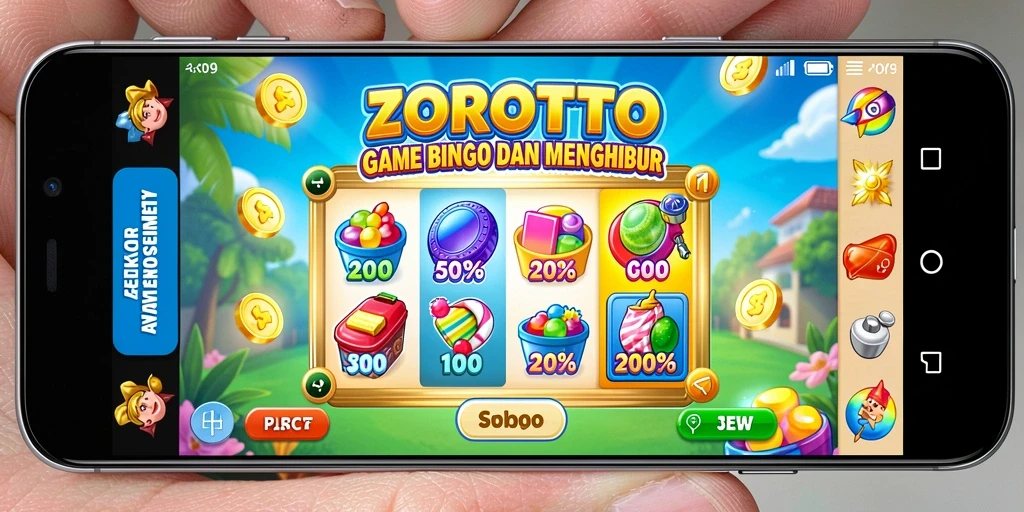 Gameplay seru ZOROTOTO yang penuh warna dan interaksi.