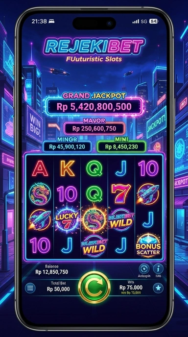 Screenshot aplikasi rejekibet menampilkan antarmuka yang ramah pengguna.